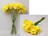 Bukiet ŻONKIL pęczek wys. 36 cm, 8 łodyg (24 kwiaty 6x1 cm) ŻÓŁTY