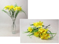 Bukiet ŻONKIL wys. 38 cm, 5 łodyg (20 kwiatów 6,5x2,5 cm) ŻÓŁTY