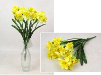 Bukiet ŻONKIL wys. 40 cm, 7 łodyg (35 kwiatów 5x1,5 cm) ŻÓŁTY
