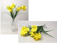Bukiet ŻONKIL wys. 41 cm, 5 łodyg (15 kwiatów 6x0,5 cm) ŻÓŁTY