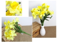 Bukiet ŻONKIL wys. 43 cm, 7 łodyg (kwiat 7x3,5 cm) - ŻÓŁTY