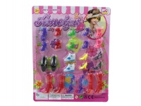 Buty dla lalek 12 el. na blistrze 24x19 cm