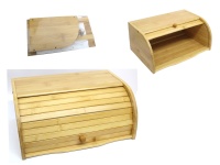 Chlebak bambusowy 41x27x18 cm naturalny