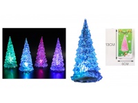 Choinka akrylowa LED 12x5,5 cm 