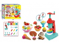 Ciastolina zestaw z lodami (6 kolorów) w kartonie 23x18x8 cm