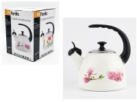 Czajnik emaliowany VELO 2,5 L Kremowy magnolia