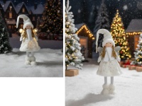 Dekoracja ANIOŁEK LED 45 cm BIAŁY