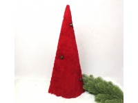 Dekoracja CHOINKA 60x19 cm CZERWONA