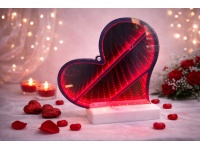 Dekoracja LED 3D SERCE 26x21 cm