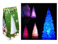 Dekoracja świąteczna CHOINKA LED 22x9 cm multikolor