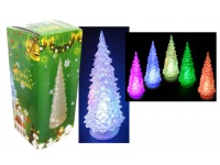 Dekoracja świąteczna CHOINKA LED z podstawą 14,5x5 cm multikolor