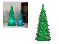 Dekoracja świąteczna CHOINKA LED 27x11 cm ZIELONA