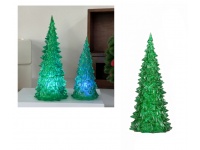 Dekoracja świąteczna CHOINKA LED 16,5x7 cm ZIELONA