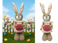 Dekoracja wielkanocna ZAJĄC 50x15x9 cm