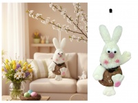 Dekoracja zawieszka wielkanocna ZAJĄC 19,5x9,5 cm