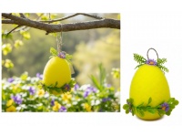 Dekoracja zawieszka wielkanocna JAJKO 12x8 cm