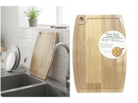 Deska, denko drewniane, bambusowe prostokątne zaokrąglone brzegi 33x23x1 cm