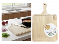 Deska, denko drewniane, bambusowe z rączką w kwadracie 35x23x1 cm