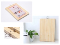 Deska kuchenna do krojenia BAMBUSOWA z zawieszką 30x20 cm