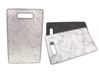 Deska plastikowa do krojenia marmurkowa, nakrapiana mix 37x22,5x1 cm