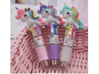Długopis 4-kolorowy z figurką JEDNOROŻEC mini gadżet 10 cm - 1 szt