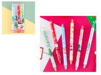 Długopis ŚWIĄTECZNY żelowy 14 cm mix wzorów - kpl 6 szt
