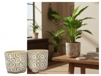 Doniczka ceramiczna 13x13 cm MIX WZORÓW