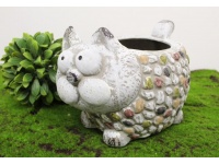 Doniczka ceramiczna KOT 27x19x18,5 cm