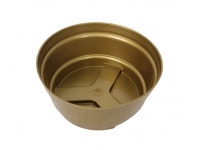 Doniczka KRZYŻYK *15* 15x11,5x7 cm ZŁOTA