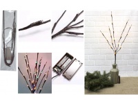 Drzewko LED na baterie MULTIKOLOR 70 cm 5-gałązek 20LED