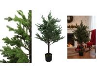 Drzewko świąteczne CHOINKA JODŁA silikonowa PE w doniczce 95 cm