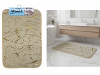 DYWANIK łazienkowy (60x40 cm) złoty MARMUREK BEŻOWY