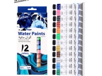 Farby w tubkach GOUACHE 25x11 cm (12 ml) - kpl 12 szt