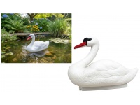 Figura ogrodowa Łabędź do stawu, oczka pływająca 36x28x19 cm