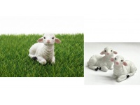 Figurka baranek wielkanocny mix 5x5 cm - 1 szt