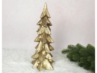 Figurka ceramiczna CHOINKA ZŁOTA 35 cm