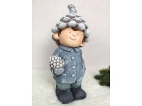 Figurka ceramiczna DZIECKO SZYSZKA 40 cm
