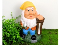 k Figurka ceramiczna KRASNAL z termometrem 25x14 cm