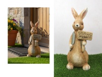 Figurka ceramiczna KRÓLIK - WELCOME 42x15x15 cm