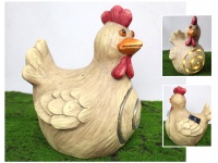Figurka ceramiczna SOLARNA KURA 30x24x20 cm