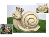 Figurka ceramiczna SOLARNA ŚLIMAK 31x23x16 cm