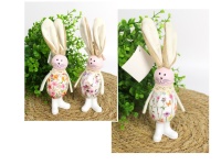 Figurka dekoracyjna KRÓLIK 17,5x5,5x4 cm - mix kolor