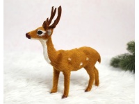 Figurka RENIFER jasnobrązowy 15x14 cm