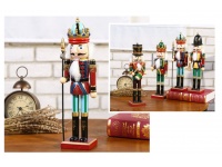 Figurka żołnierz, dziadek do orzechów drewniany 30 cm - 1 szt