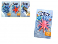 Figurka ZWIERZĘTA morskie rosnące w wodzie na blistrze 22x13 cm - mix