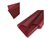 Folia florystyczna mrożona półprzezroczysta BORDOWA 58x58 cm (kpl 20 arkuszy)