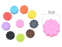 Forma silikonowa KWIATEK 5 cm MIX KOLOR - 1 szt