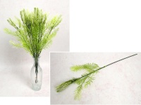 Gałązka ASPARAGUS wys. 41 cm ZIELONA z białymi końcami - 1 szt