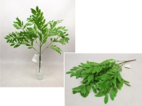 Gałązka BORÓWKA silikonowa wys. 58 cm, 6 łodyg ZIELONA