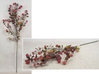 Gałązka BUKSZPAN  4-ramiona, wys. 85 cm - RÓŻOWO-ZIELONA